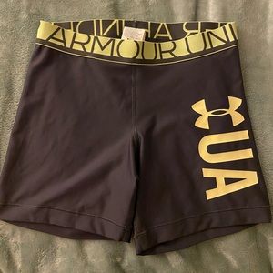 Under armour spandex shorts